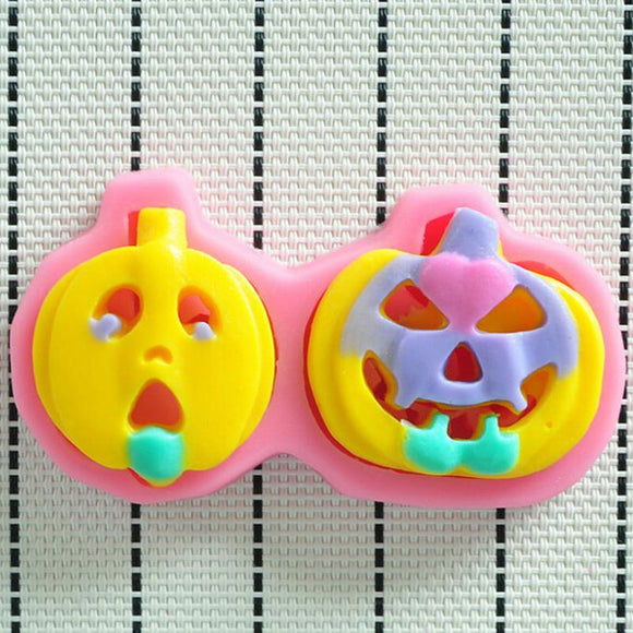 Hallowmas DIY Pumpkin Head Chocolate Cake Mold Creative Baking Tools