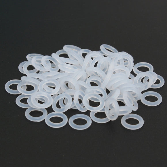 150pcs White O-Ring Keycap Rubber For Cherry MX Switch Keyboard