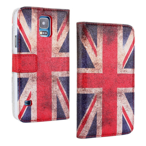 United Kingdom Flag Filp Leather Protective Case for Samsung S5 i9600