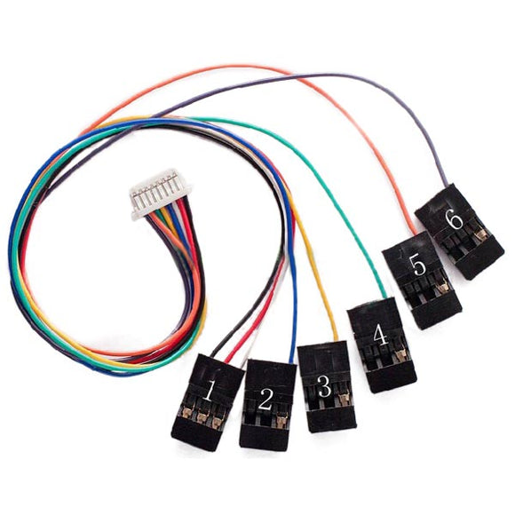 CC3D Flight Controller 8Pin Connection Cable Set ReceiverPort for for RC Drone FPV Racing Multi Rotor