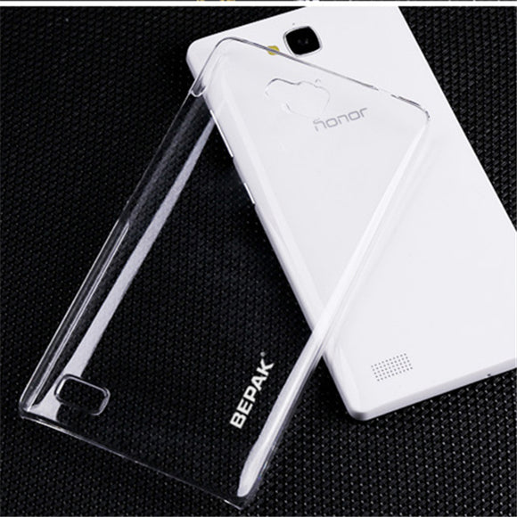 BEPAK Ultra Thin Crystal Invisible Hard Case Cover For Huawei Honor 3C