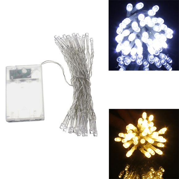 AA Battery Mini 40 LEDs Cool/Warm White Christmas String Fairy Lights