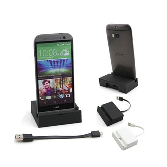 Desktop Charging Cradle with Micro USB Sync Data Function For HTC M8