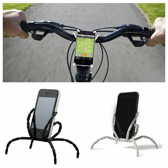 Bicycle Universal Phone Holder Stands Case 8 Legs for Samsung S7 S6 edge S5 S4 iphone 7 / Plus 6 6S