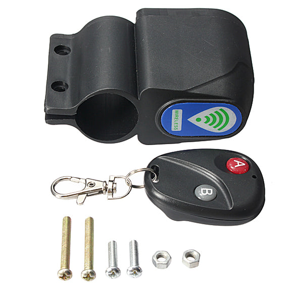 Motorcycle Wireless Remote Control Anti Theft Alarm Lock