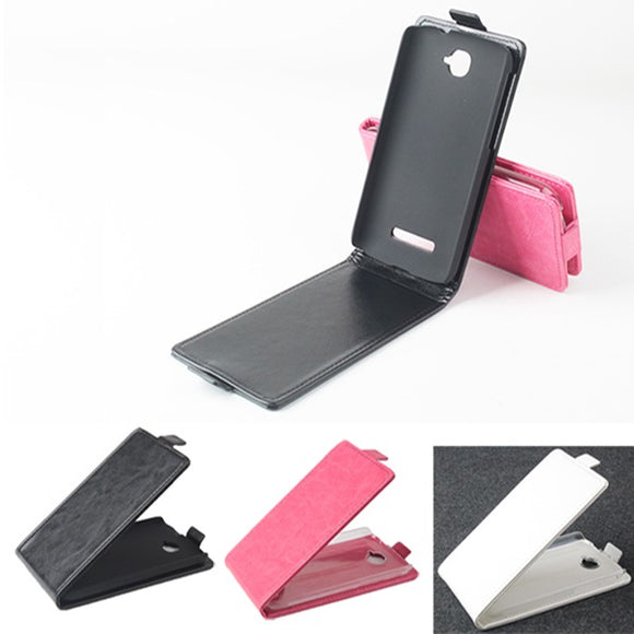 Up-down Flip PU Leather Case for Alcatel One Touch Pop C7