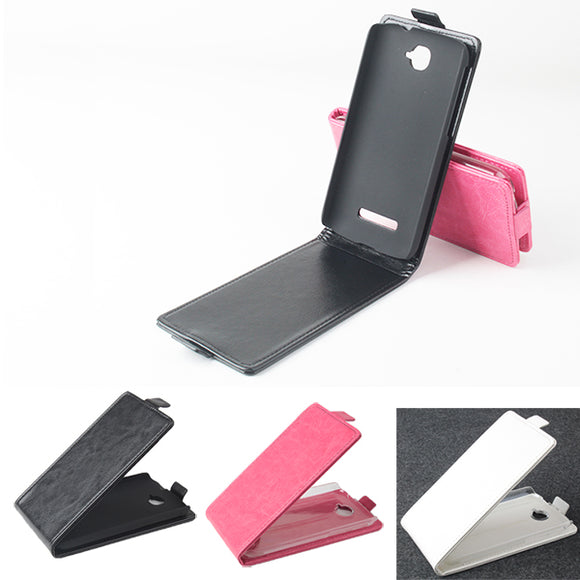 Up-down Filp PU Leather Case Cover for TCL J720