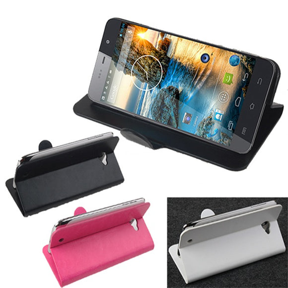 Flip PU Leather Case Cover Stand for THL W200S W200C W200