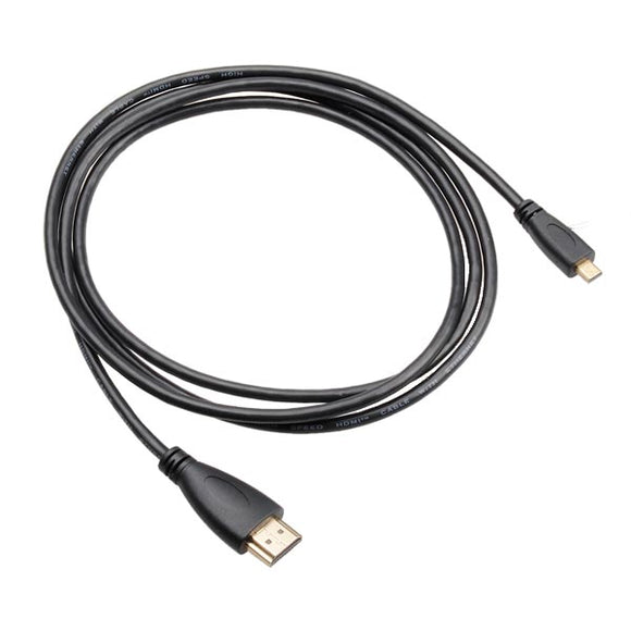 1.8M High Definition Multimedia Interface Micro Video Cable M-to-M Digital Cable For Smartphone