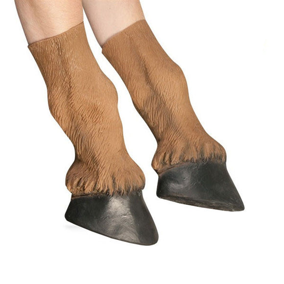 Adult Latex Horse Hooves Halloween Costume Gloves Prop