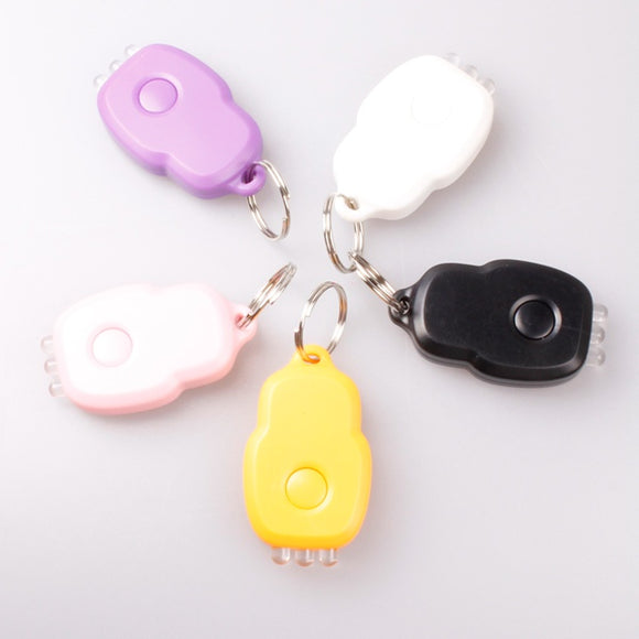 3 LED Purple Light Portable Laser Keychain Light Five-Color