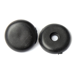 Car Vehicle Seat Belt Retaining Replacement Button Stop Black
