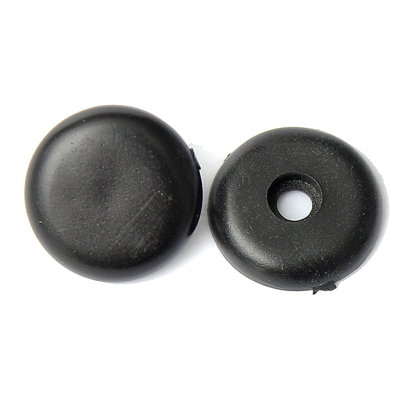 Car Vehicle Seat Belt Retaining Replacement Button Stop Black