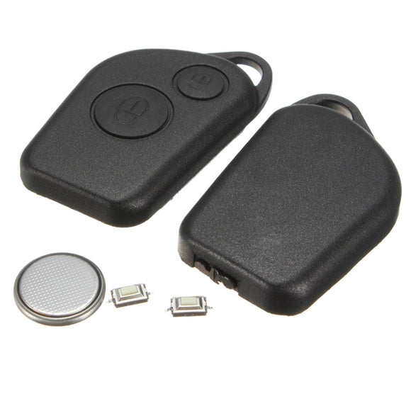 2 Button Remote Alarm Key Fob Case Kit For Citroen Saxo Picasso