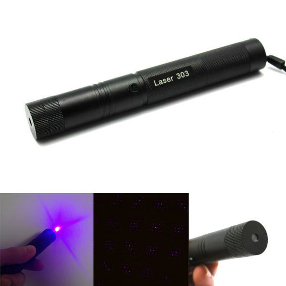 303 405nm Adjustable Purple Beam Laser Pointer 1mw/5mw