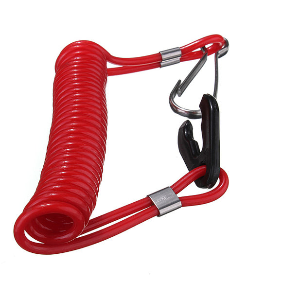 Motorcycle Lanyard Kill Stop Switch Safety Tether For Yamaha