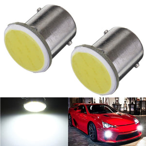 Car Trailer Interior 1156 BA15S COB LED Super White bulbs Light 1073