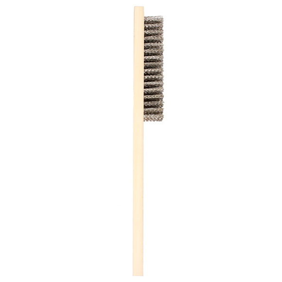 201 Stainless Steel Wire Brush Wooden Handle Roughing Tools
