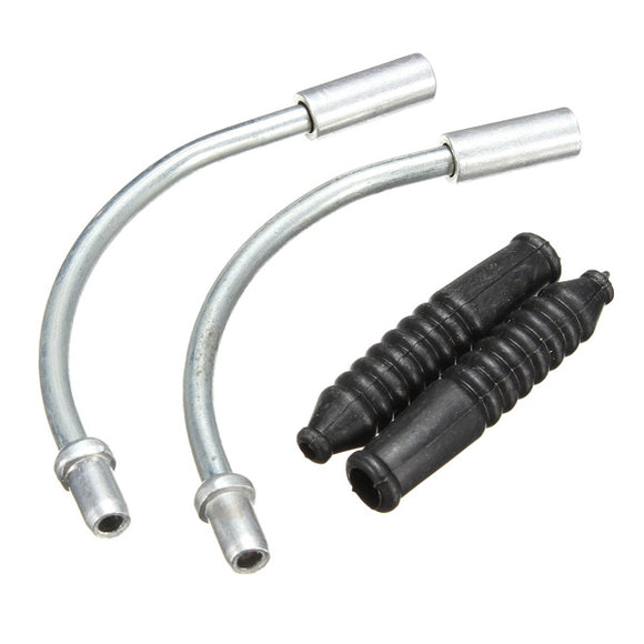 2 Pairs of V-Brake Tubes and Hoses for Mountain Bicycles