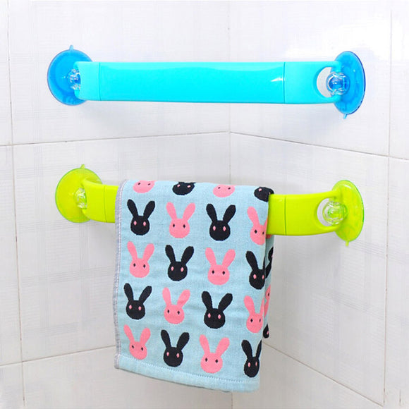 Powerful Sucker Towel Rack Rotatable Bathroom Corner Shelf Racks