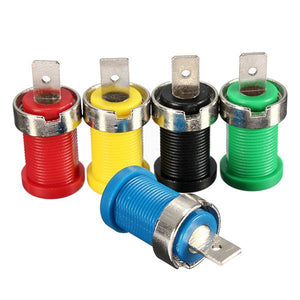 5PCs 4mm Binding Post Banana Jack Socket Panel Mount