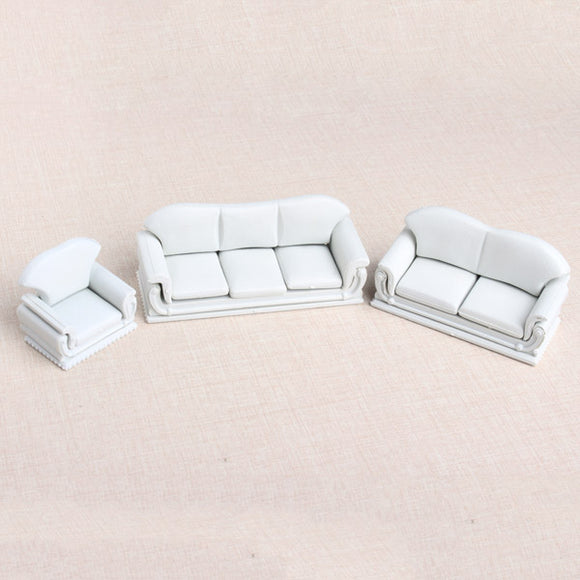 The Model Material Indoor Scene Decoration ABS Sofa Set 1:30