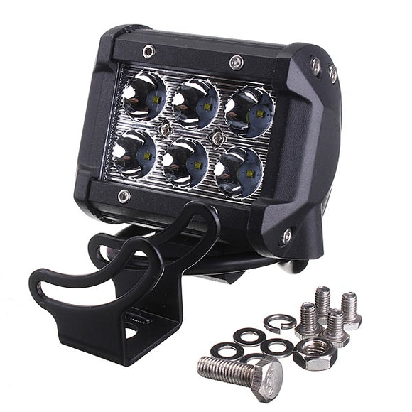 18W Car 6LED Work Light Spot Lightt Bright Projector Lamp  12V White for SUV ATV