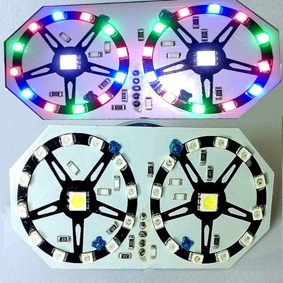 12V Motorcycle Colorful Burst Flashing LED Brake Tail Light