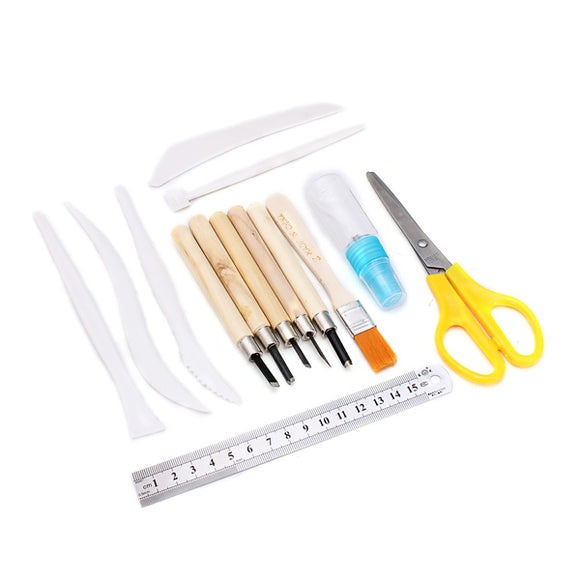 14pcs Hand Tool Kit for Handmade Clay Craft Creation
