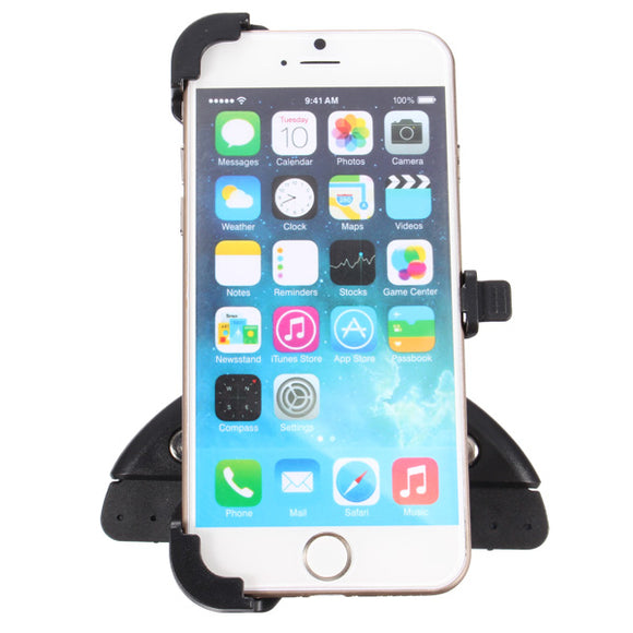 Black Car CD Slot Mobile Holder Stand Mount Cradle For iPhone 6