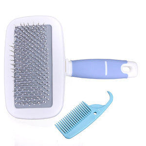 Pet Dog Handle Grip Shedding Brush Pin Hair Fur Comb Grooming Trimmer