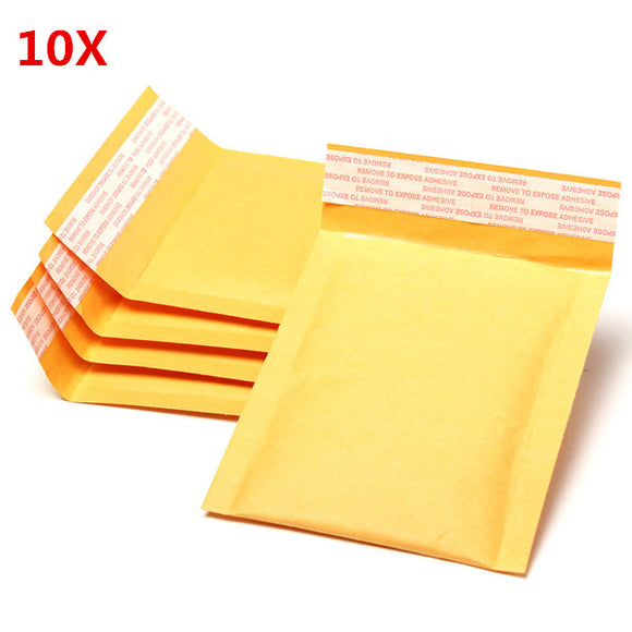 10pcs Bubble Envelope Kraft Paper Bag 110*130MM