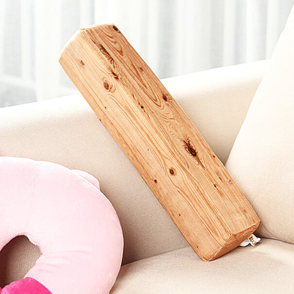 Creative Simulation Wood Shape Pillow Stakes Plus Sofa Office Cushions
