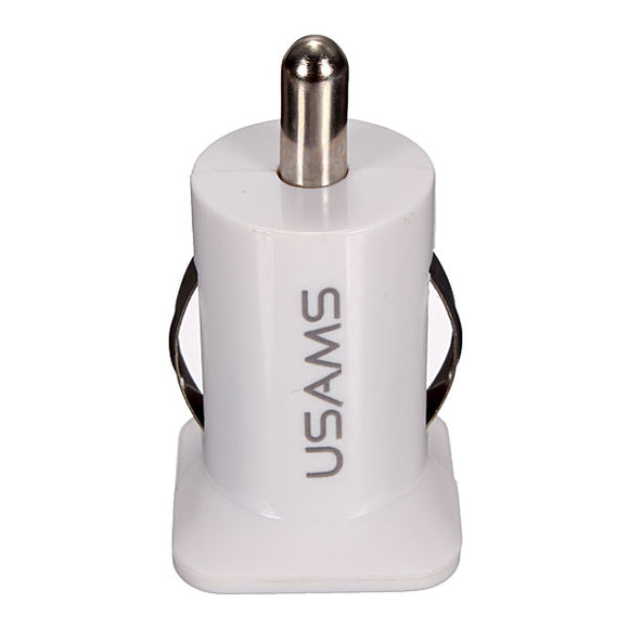 USAMS 3.1A Universal Mini Dual 12V USB Auto Car Charger Socket Adapter For iPhone Samsung