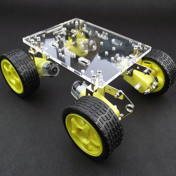 DIY Tracking Obstacle Avoidance Suspension Smart Car Chassis