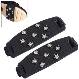 7-Stud Climbing Ice Shoe Cover Spike Cleats Crampons Gripper