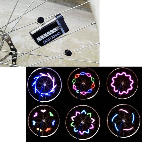 2pcs LED Motorcycle Bike Wheel Signal Flashing Spoke Light