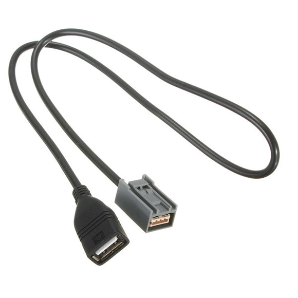 AUX USB Cable Adapter Female Port For Honda Civic Jazz Accord Stereo
