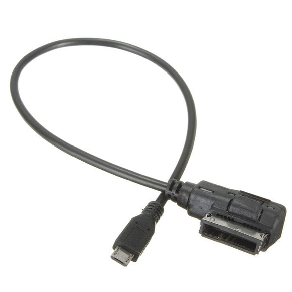 Micro USB Male AUX Audio Cable Adapter Music Interface For Audi Ami VW