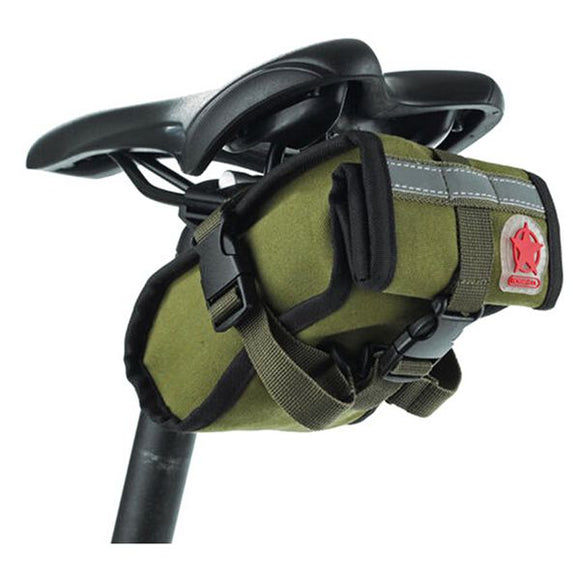 ROSWHEEL Bike Bag Cycling Seat Bag Bicycle Bike Canvas Saddle Bag