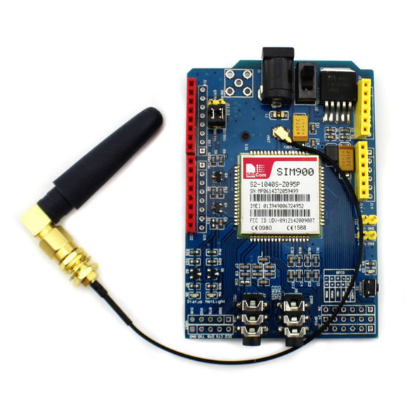 SIM900 Quad Band GSM GPRS Shield Development Board For Arduino