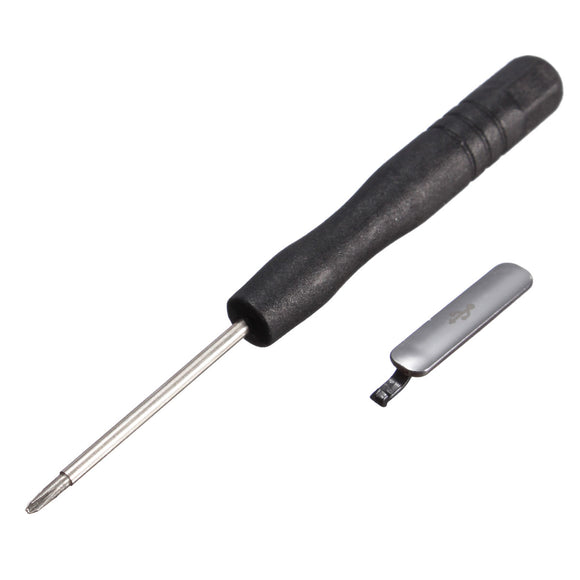 USB Charger Port Cover & Cross-Screwdriver for Samsung S5 G900F G900H