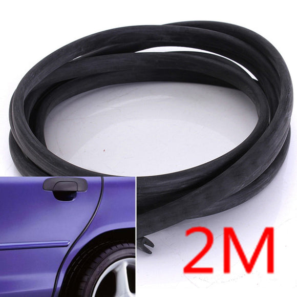 2M Moulding Trim Strip Car Door Scratch Protector Edge Cover Styling