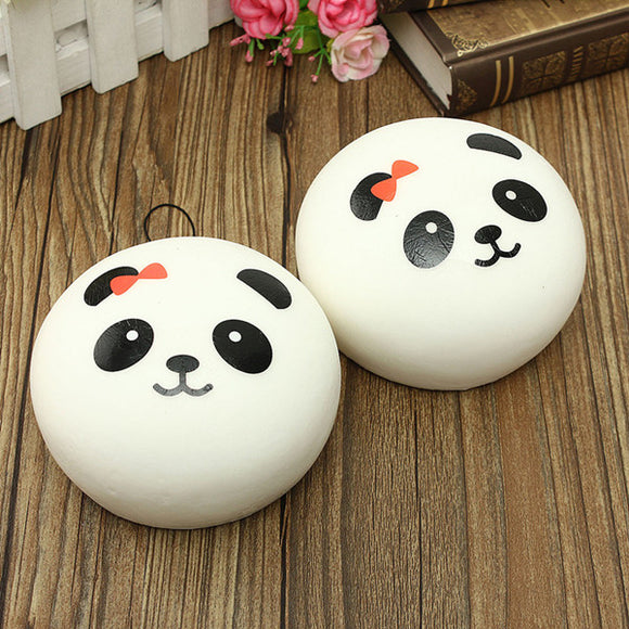 Kawaii Jumbo Panda Squishy Bun Cell Phone  Bag Strap Pendant