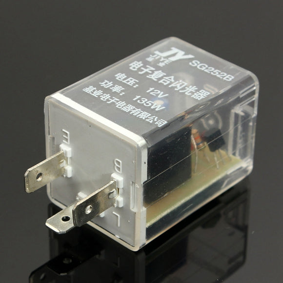 12V 3 Pin LED Turn Signal Indicatior Light Electronic Flasher Relay