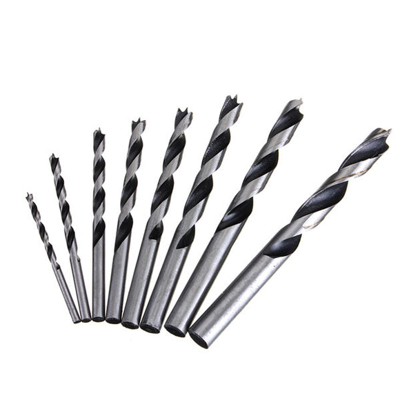 8pcs 3-10mm Wood Working High Carbon Steel Twist Drill Bit Set