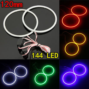 120mm COB Chip SMD Light Angel Eye Halo Ring Lamp Bulb For BMW