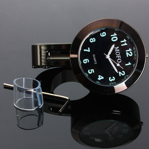 7/8 & 1 Universal Motorcycle Handlebar Mount Waterproof Clock