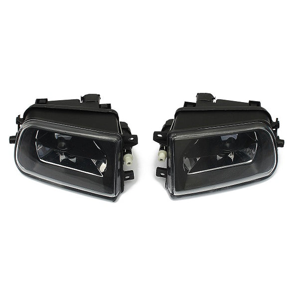 Pair Car Fog Lights Driving Spot Lamps Black Housing for BMW