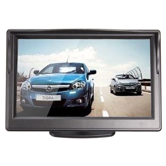 5Inch TFT LCD Car Monitor+CMOS Waterproof Night Vision Reverse Camera